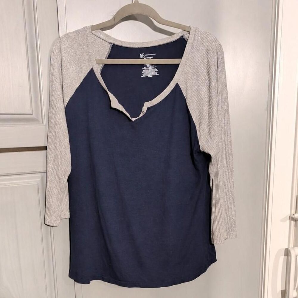 No-boundaries Women's Blue and Navy Shirt